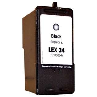 Remanufactured Lexmark 34XL, 18C0034 ink cartridge, high capacity yield, black
