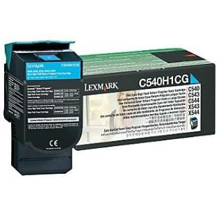 OEM Lexmark C540H1CG cartridge - high capacity cyan