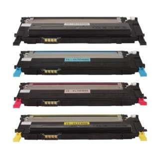 Compatible Samsung CLT-K409S, CLT-C409S, CLT-M409S, CLT-Y409S toner cartridges (pack of 4)
