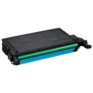 Compatible Samsung CLT-C508L toner cartridge, 5000 pages, high capacity yield, cyan