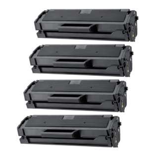 Compatible Samsung MLT-D101S toner cartridges (pack of 4)