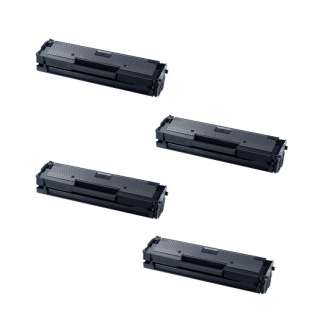 Compatible Samsung MLT-D111L toner cartridges - high capacity black - 4-pack