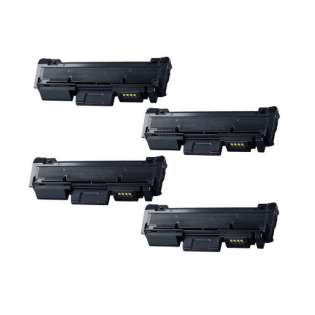 Compatible Samsung MLT-D118L toner cartridges - black - (pack of 4)