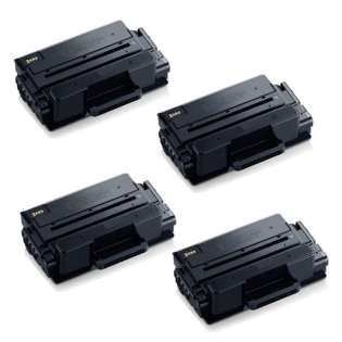 Compatible Samsung MLT-D203L toner cartridges - high capacity black - Pack of 4